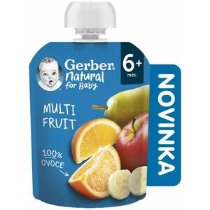 Gerber Natural Kapsička Multifruit; ovocná desiata (od ukonč. 6. mesiaca) vyobraziť