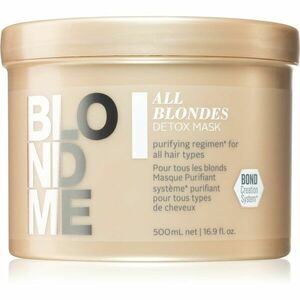 Schwarzkopf Professional Blondme All Blondes Detox detoxikačná a čistiaca maska pre blond a melírované vlasy 500 ml vyobraziť