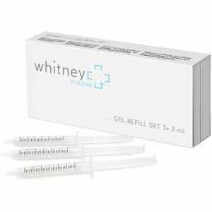 WhitneyPHARMA Gel refill set náhradná náplň na šetrné bielenie zubov 3x3 ml vyobraziť