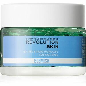 Revolution Skincare Blemish Tea Tree & Hydroxycinnamic Acid upokojujúca maska pre mastnú pleť so sklonom k akné 50 ml vyobraziť