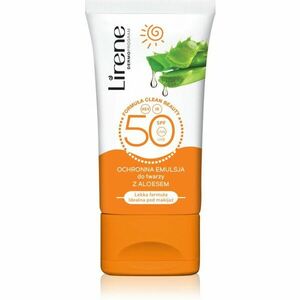 Lirene Sun care ochranná denná emulzia na tvár a dekolt aloe vera spf 50 50 ml vyobraziť