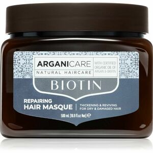 Arganicare Biotin Repairing Hair Masque hĺbkovo posilňujúca maska na vlasy s biotínom 500 ml vyobraziť