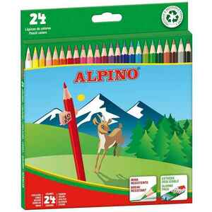 ALPINO Balenie 24 farebných ceruziek vyobraziť