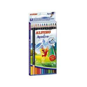 ALPINO Krabica 12 ceruziek akvarel Aqualine vyobraziť
