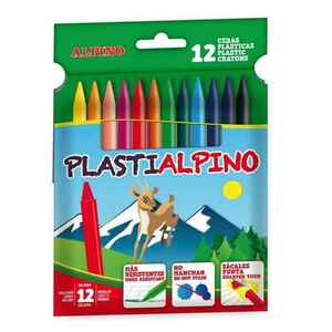ALPINO Balenie 12 voskoviek PlastiAlpino vyobraziť