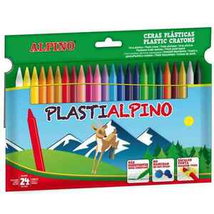 ALPINO Balenie 24 voskoviek PlastiAlpino vyobraziť