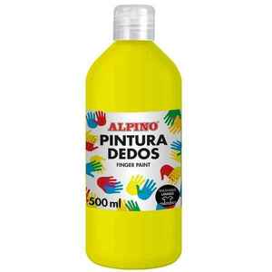 ALPINO Fľaša prstových farieb - svetlo žltá vyobraziť