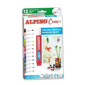ALPINO Alpino Crea okenné farby na zdobenie 12ks vyobraziť