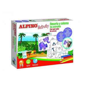 ALPINO Alpino Activity vystrihujte a vyfarbujte zvieratá vyobraziť