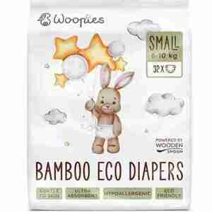 Wooden Spoon Woopies detské EKO plienky Small 6-10 kg 32 ks vyobraziť