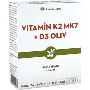 Pharma Activ Vitamín K2 MK7 + D3 OLIV vyobraziť