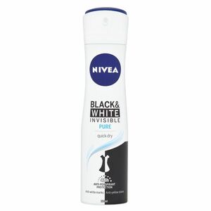 NIVEA Sprej antiperspirant Invisible for Black & White Pure 150 ml vyobraziť