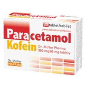 DR.MÜLLER Paracetamol Kofein 500mg/65mg 30 tabliet vyobraziť