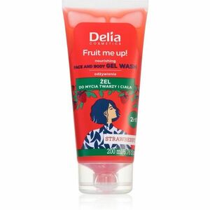 Delia Cosmetics FRUIT ME UP! umývací gél na telo a tvár STRAWBERRY 200 ml vyobraziť