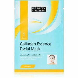 Beauty Formulas Clear Skin Collagen Essence kolagenová maska s revitalizačným účinkom 1 ks vyobraziť