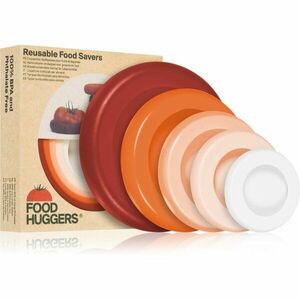 Food Huggers Food Huggers Set sada silikónových krytov na ovocie a zeleninu farba Terracotta 5 ks vyobraziť