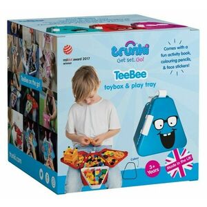 Trunki TeeBee, Prenosný kontajner na hračky, modrý vyobraziť