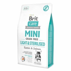 Brit Care Mini Grain Free Light & Sterilised granule pre psov, Hmotnosť balenia (g): 7 kg vyobraziť