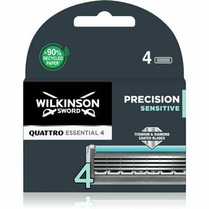Wilkinson Sword Quattro Essential 4 Precision Sensitive náhradné žiletky 4 ks vyobraziť