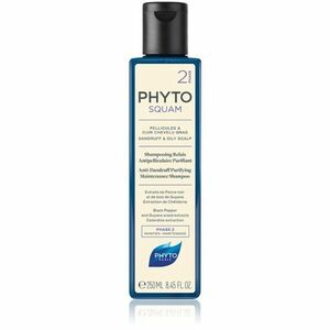 Phyto Phytosquam Anti-Dandruff Purifying Shampoo hĺbkovo čistiaci šampón pre mastnú pokožku hlavy proti lupinám 250 ml vyobraziť