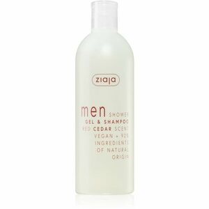 Ziaja Men šampón a sprchový gél 2 v 1 Red Cedar 400 ml vyobraziť