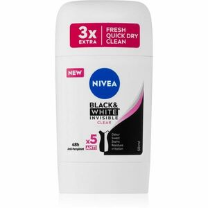 NIVEA Black & White Invisible Clear deodorant vyobraziť
