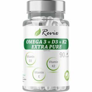 Revix Omega 3 + D3 + K2 Extra Pure kapsuly pre správnu funkciu srdca 90 cps vyobraziť