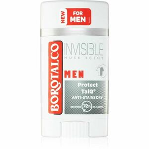 Borotalco MEN Invisible deodorant roll-on proti bielym a žltým škvrnám pre mužov vône Musk Scent 40 ml vyobraziť