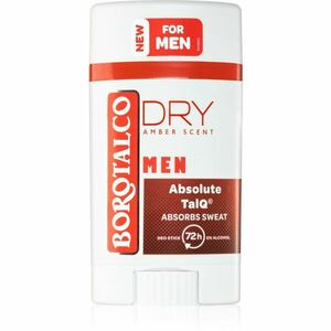 Borotalco MEN Dry tuhý dezodorant 72h pre mužov Amber Scent 40 ml vyobraziť
