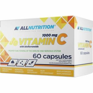 Allnutrition Vitamin C 1000 mg with Bioflavonoids kapsuly na podporu imunitného systému, pre krásnu pleť a nechty 60 cps vyobraziť