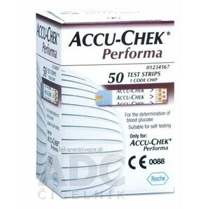 ACCU-CHEK Performa 50 testovacie prúžky do glukomera 1x50 ks vyobraziť