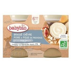 BabyBIO Brassé Z kozieho mlieka Hruška figa mliečna desiata (od ukonč. 6. mesiaca) 2x130 g vyobraziť