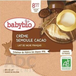 BabyBIO Krém kakao krupička mliečna desiata (od ukonč. 8. mesiaca) 4x85 g vyobraziť