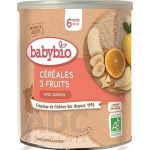 BabyBIO Nemliečna KAŠA 3 druhy ovocia ryžovo-quinoová (od ukonč. 6. mesiaca) 1x220 g vyobraziť