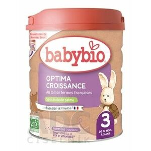 BabyBIO OPTIMA 3 Croissance následné dojčenské bio mlieko (od ukonč. 10. mesiaca) 1x800 g vyobraziť