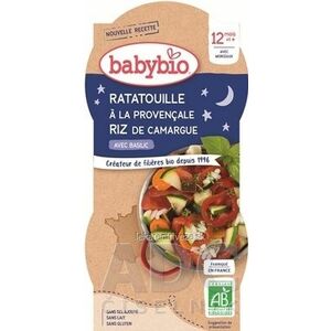 BabyBIO Ratatouille s ryžou večerné menu (od ukonč. 12. mesiaca) 2x200 g vyobraziť