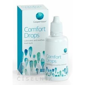 CooperVision Comfort Drops očné kvapky zvlhčujúce kvapky pre používateľov kontaktných šošoviek 1x20 ml vyobraziť