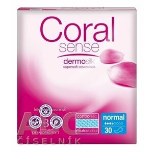 Coral Sense Normal vložky inkontinenčné, pre ženy, 25 cm, 1x30 ks vyobraziť