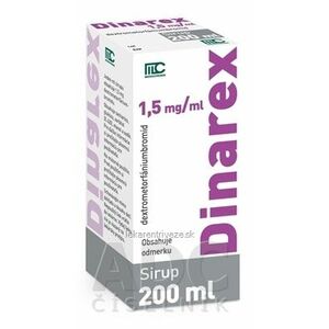 Dinarex 1, 5 mg/ml sirup sir (fľ.skl.hnedá s Al viečkom+odmer.lyž.) 1x200 ml vyobraziť