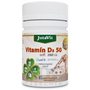 JutaVit Vitamín D3 50 µg soft cps 1x100 ks vyobraziť