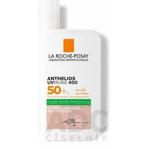 LA ROCHE-POSAY ANTHELIOS UVMUNE 400 SPF50+ FLUID tónovaný fluid s ochranným faktorom, pre citlivú mastnú pleť 1x50 ml vyobraziť