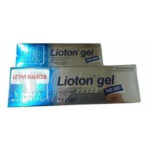 Lioton gel - Letný Balíček gel 100 g (ŠÚKL: 45268) + 30 g (ŠÚKL: 83106) zadarmo, 1x1 set vyobraziť