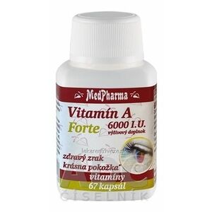 MedPharma Vitamín A 6000 I.U. Forte cps 1x67 ks vyobraziť