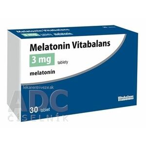 Melatonin Vitabalans 3 mg tbl (blis.PVC/Al) 1x30 ks vyobraziť
