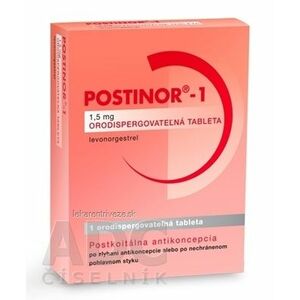 Postinor-1 1, 5 mg tbl oro (blis.PVC/Al) 1x1 ks vyobraziť