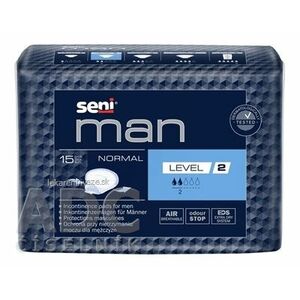 SENI MAN Normal Level 2 vložky urologické pre mužov, savosť 300 ml, 1x15 ks vyobraziť