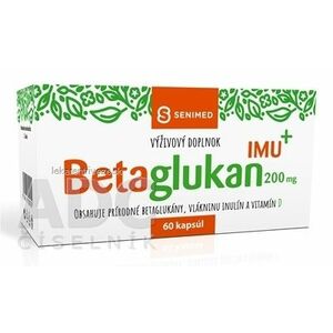 SENIMED Betaglukan 200 mg IMU + cps s vlákninou a vitamínom D, 1x60 ks vyobraziť