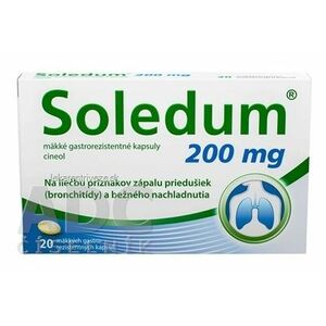 Soledum 200 mg mäkké gastrorezistentné kapsuly cps enm (blis.PVC/PVDC/Al) 1x20 ks vyobraziť