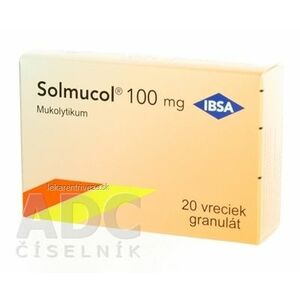 Solmucol 100 mg gra 1x20 vrecúšok vyobraziť