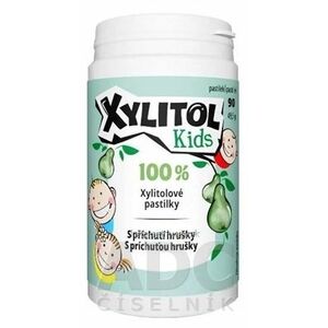 Vitabalans XYLITOL Kids xylitolové pastilky s príchuťou hrušky, 1x90 ks vyobraziť